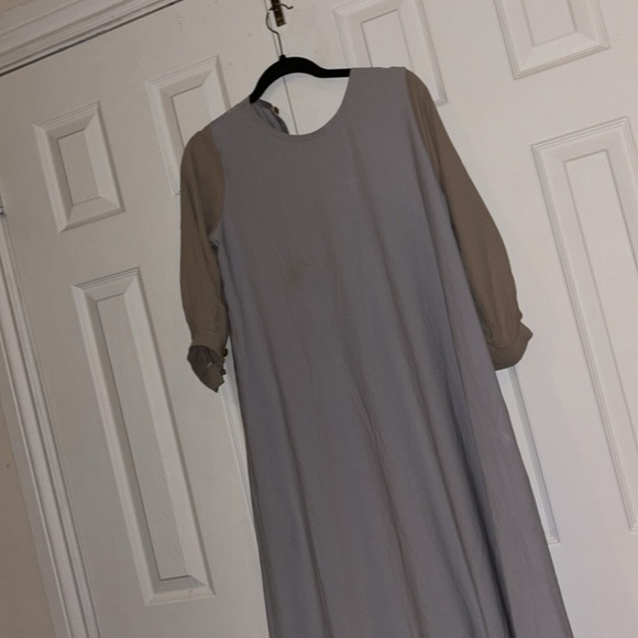 Neutral  Kaftan maxi Dress - Picture 5 of 13